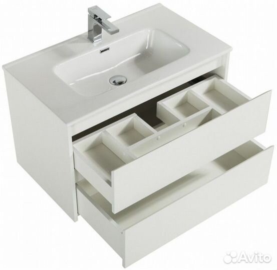 Тумба с раковиной BelBagno Kraft 90-BB900ETL Bianco Opaco