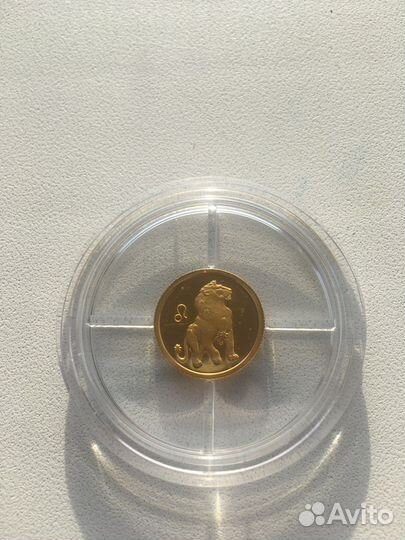 Золотая Монета 25 Лев