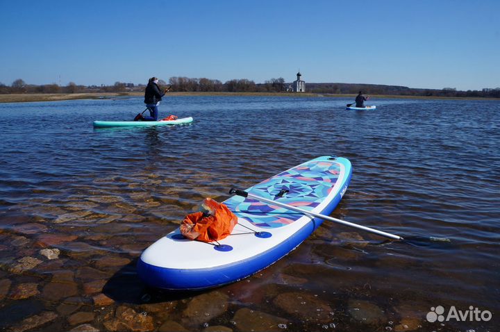 Сплав на разливе у храма Покрова на Нерли