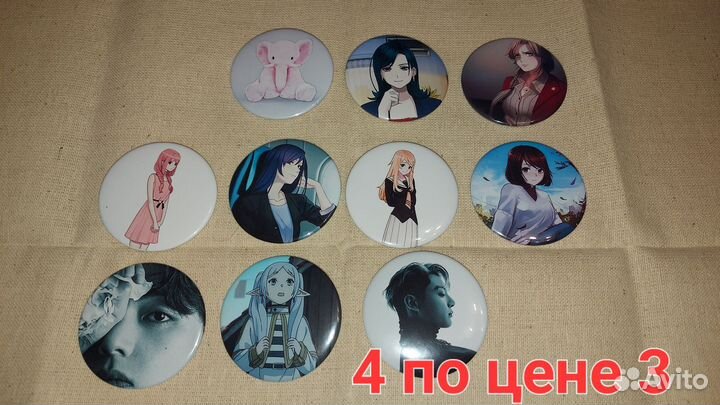 Аниме значки