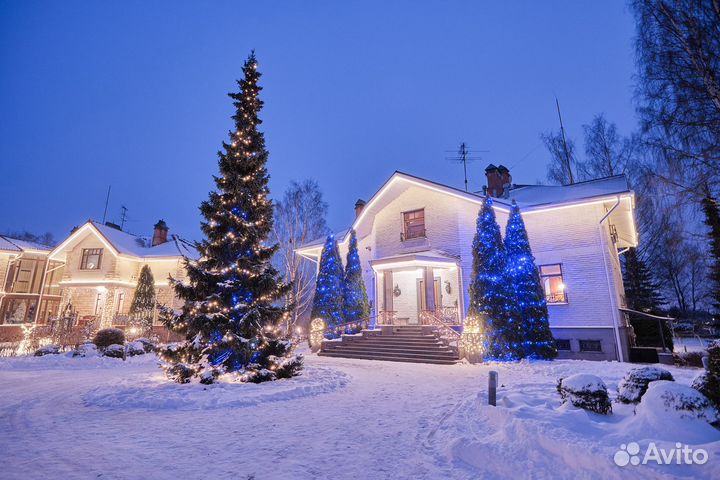 Украшение, Подсветка и Освещение Домов