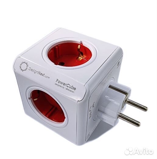 Разветвитель Allocacoc PowerCube Original USB RED