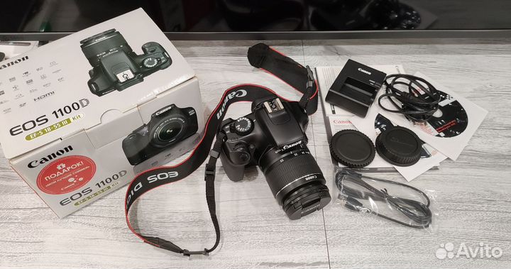 Зеркальный фотоаппарат Canon EOS 1100d