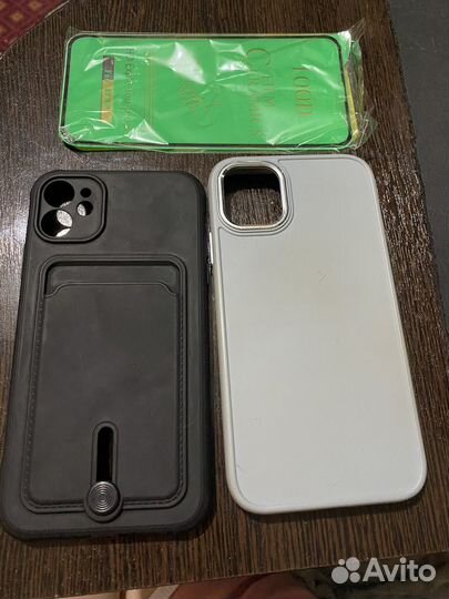 Чехол и защитное пленка на iPhone 11