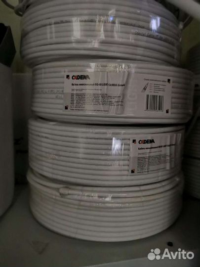 Коаксиальный(антенный) кабель RG-6U Cadena 100м