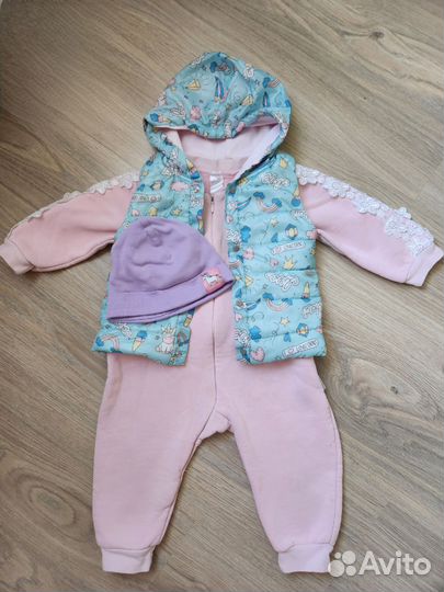 Пакет одежды для девочки р.80