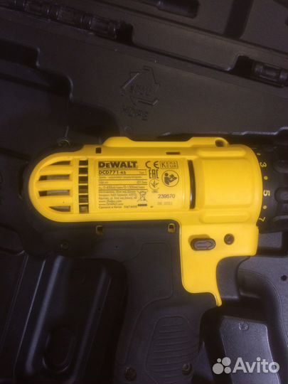 Шуруповерт Dewalt dcd771 ks