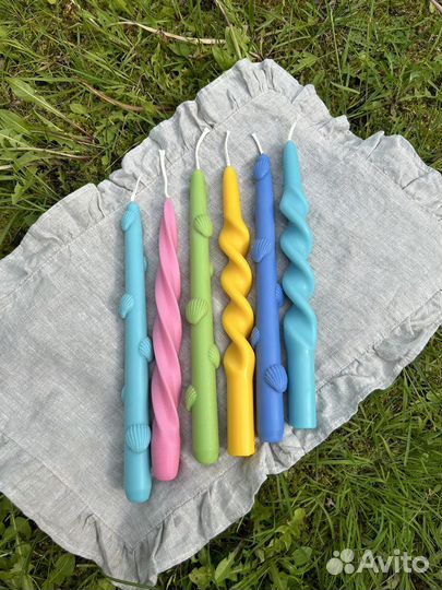 Свечи столовые ручной работы Pinterest опт