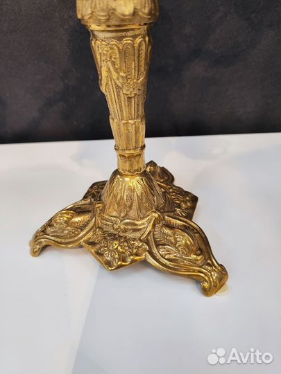 Подсвечник латунь