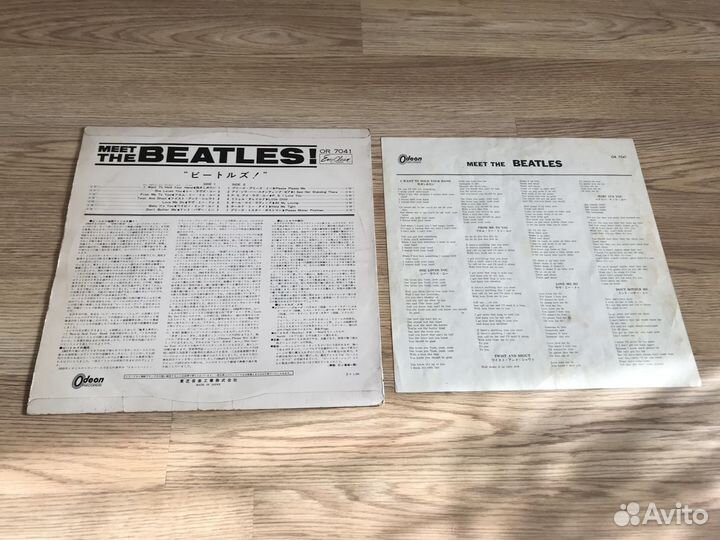 The Beatles Meet red vinyl 1st press japan NM