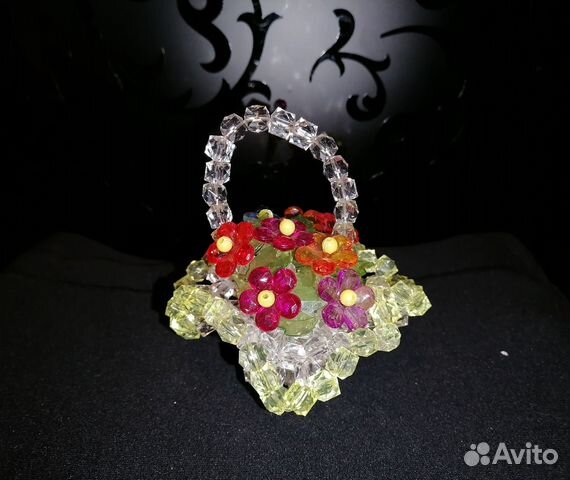 Цветы из бисера