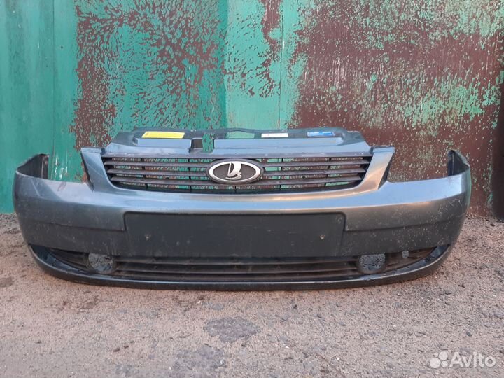 Бампер передний priora 1