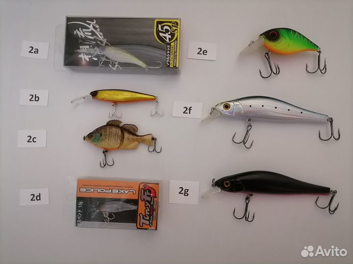 Воблеры оригинальные Megabass, O.S.P., Lucky Craft