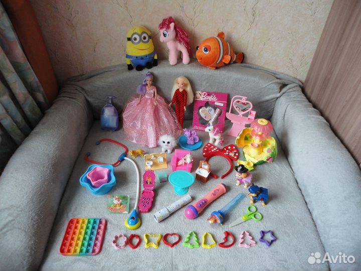 Игрушки пакетом для девочки