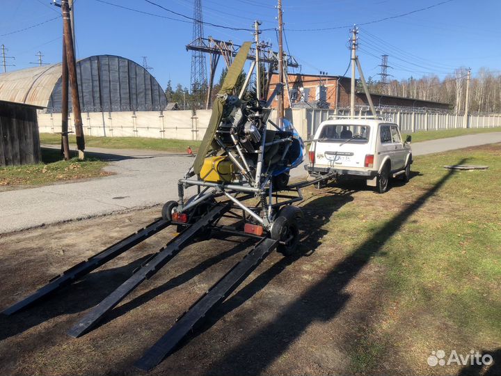 Дельталет с прицепом, мотодельтаплан