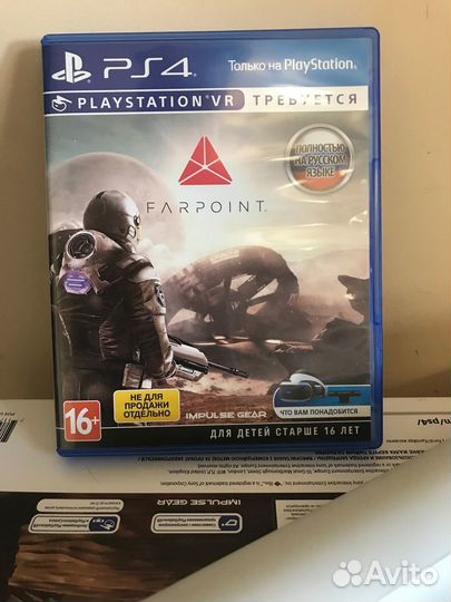 PlayStation 4 VR Aim controller + игра Farpoint