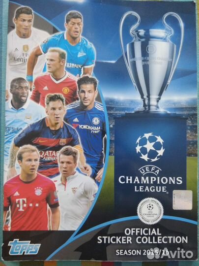 Альбом для наклеек Topps Champions League