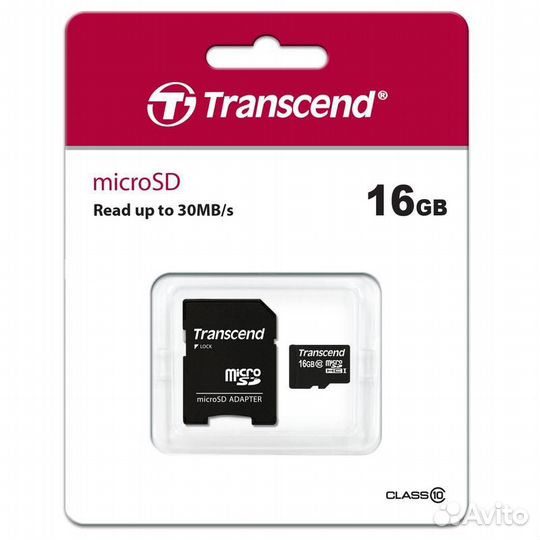 Карта памяти microSD 16 Gb; 60020