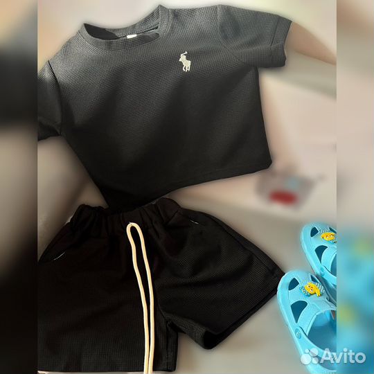 Костюм футболка+шорты для мальчиков и девочек