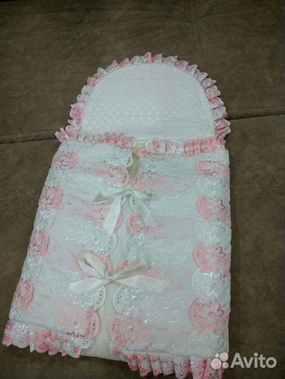 Зимний конверт на выписку