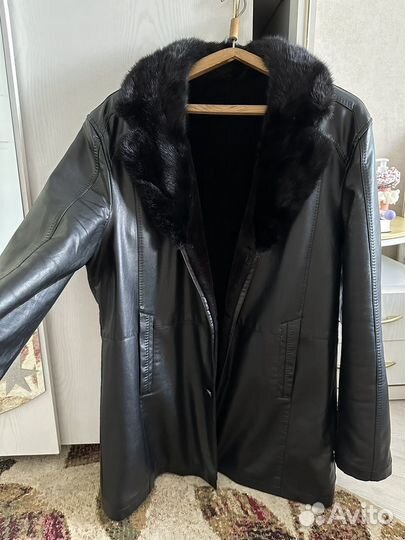 Дубленка мужская 56-58 размер