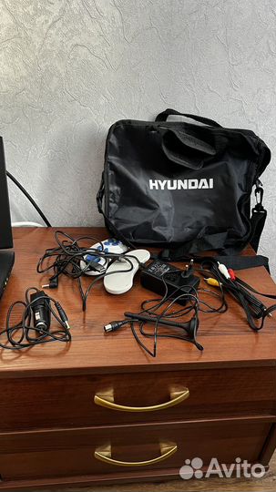 Портативный dvd плеер с тв тюнером hyunday