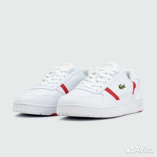 Кеды Lacoste T-Clip White Red