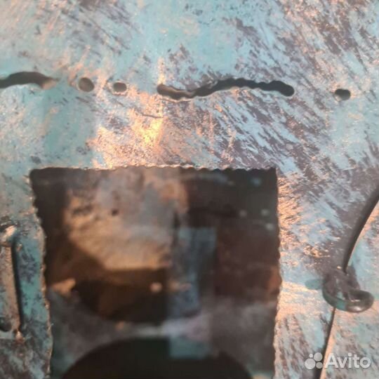 Подсвечник металл кошка авторский