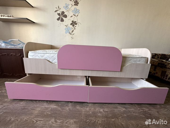 Кровать детская с ортопедическим матрасом