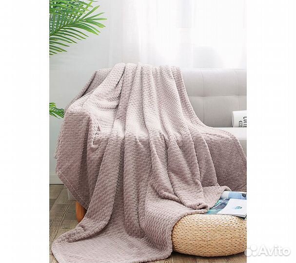 Плед GoodNight Велсофт 150х200, мокко