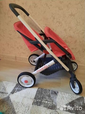 Коляска для кукол двойняшек