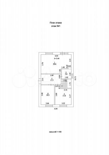 Дом 98 м² на участке 6,5 сот.