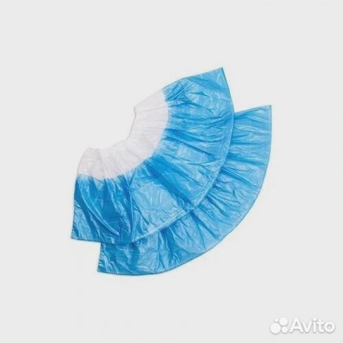 Бахилы 1000 пар медицинские с двойной подошвой бел