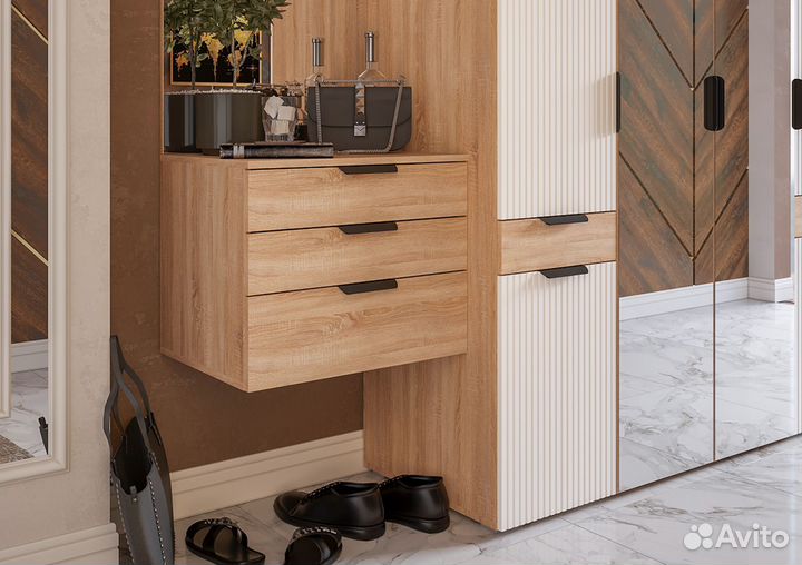 Тумба с ящиками новая