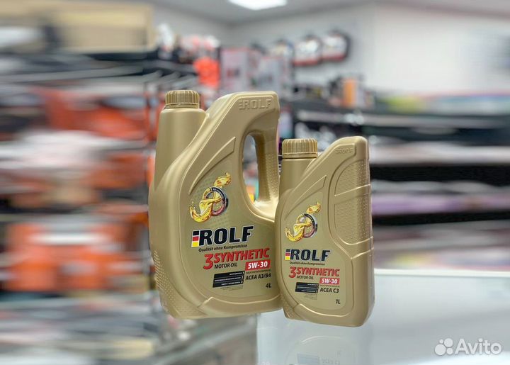 Масло моторное rolf 3synthetic SAE 5W-30 4л