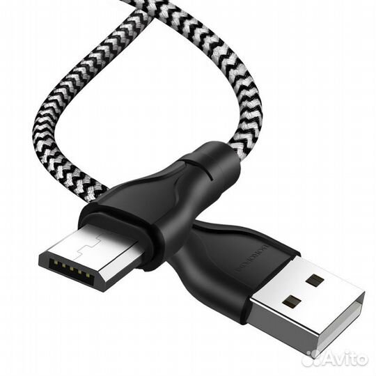 Кабель USB borofone BX39 Beneficial, USB - microus