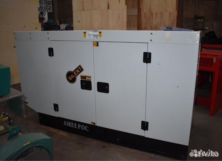Дизельный генератор 80кВт в кожухе электростанция