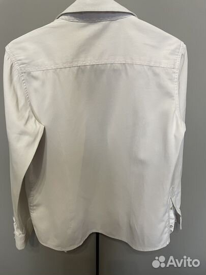 Рубашки белые для мальчика 128