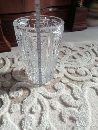 Ваза хрустальная СССР, Чехия