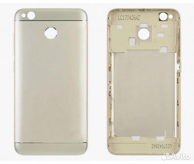 Задняя крышка для Xiaomi Redmi 4X золото