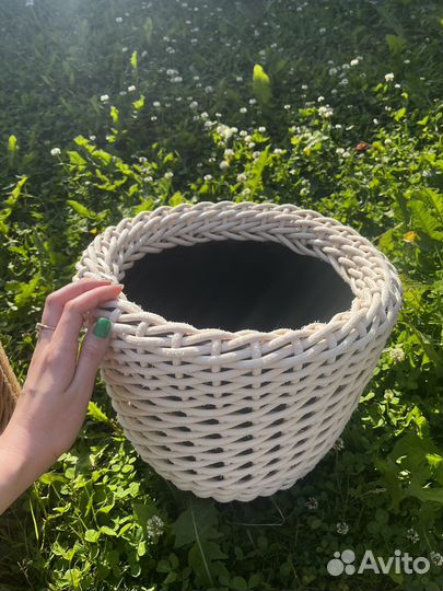 Корзина плетеная/кашпо/горшок