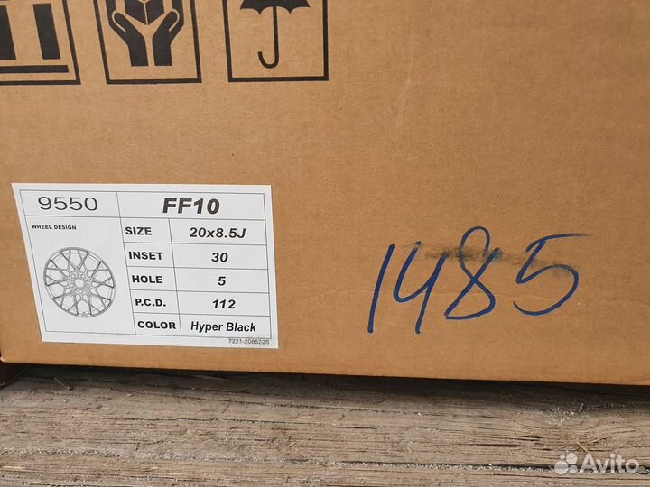 5х112 R20 новые литые диски HRE FF-10 арт.1485