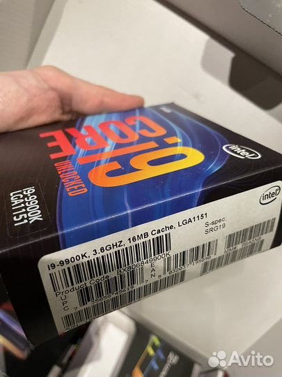Процессор intel core i9 9900k