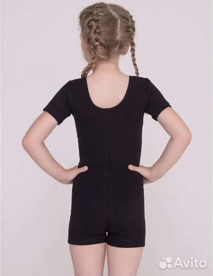 Купальник гимнастический шортами 116