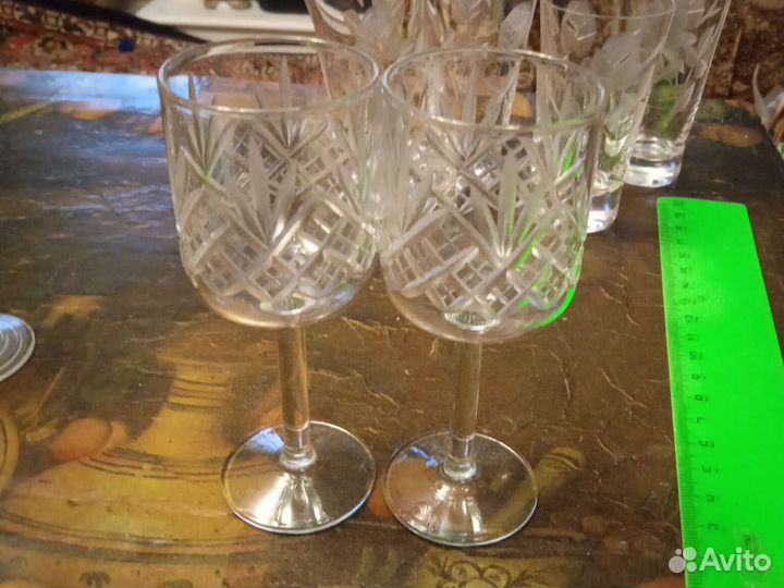 Стопки и рюмки СССР хрусталь