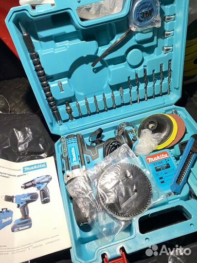 Аккумуляторная дрель шуруповерт makita