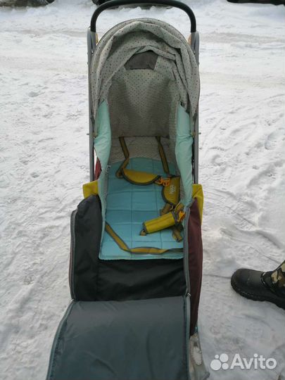 Детские санки с колесами