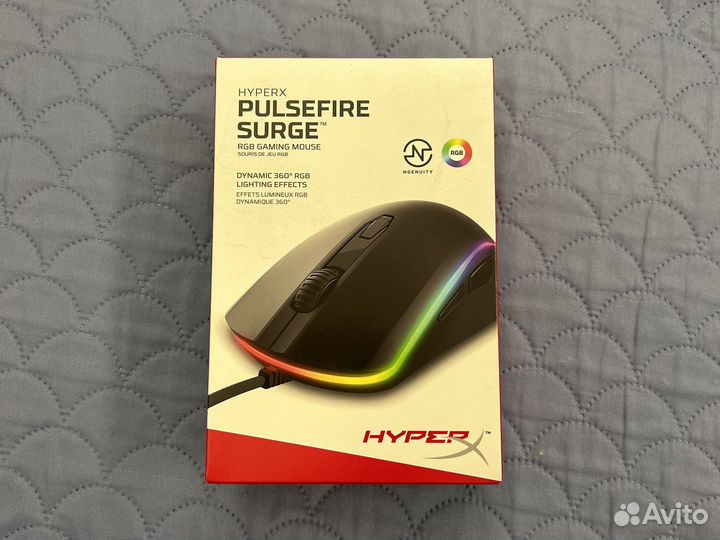 Мышь проводная HyperX Pulsefire Surge RGB