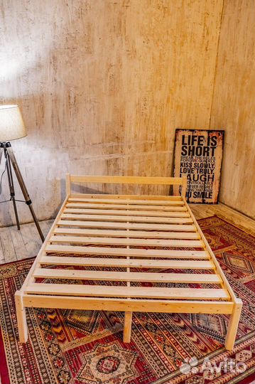 Двуспальная кровать GreenMebel одноярусная