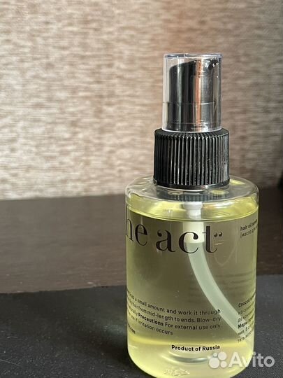 THE ACT hair oil serum масло для волос